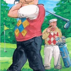 Friction on the Fairway: an ill matched pair of golfers play a one-sided round of golf