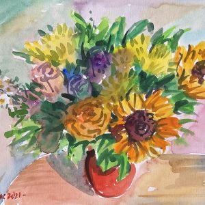 Watercolour flowers