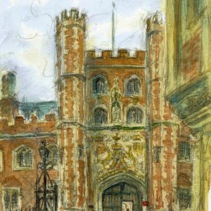 St John’s College, Cambridge, Watercolour